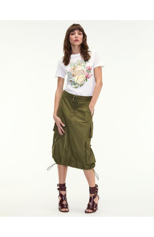 Cynthia Rowley Heart Of Gold Tee In White