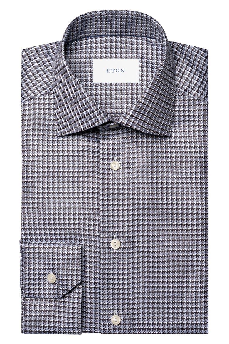 Slim Fit King Twill Dress Shirt, Alternate, color, DARK BLUE