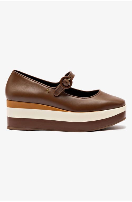 Larroude Larroudé Blair Flatform In Brown