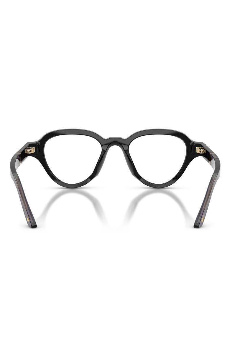 Emporio Armani 47mm Irregular Optical Glasses, Alternate, color, 