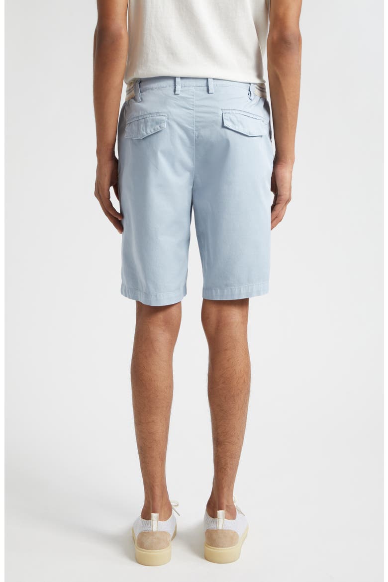 Stretch Cotton Bermuda Shorts, Alternate, color, BABY BLUE