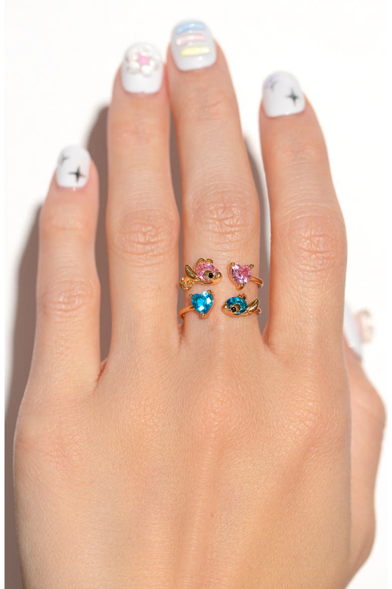 x Disney Experiment 626 Open Ring, Alternate, color, GOLD