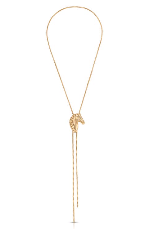 Stallion Lariat Necklace