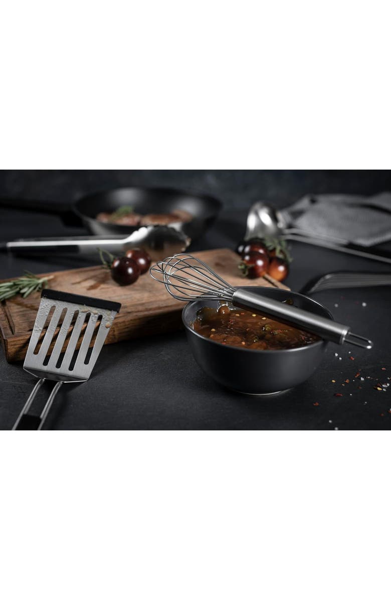 Kuhn Rikon Essential Softedge Thin Turner Spatula with Stainless Steel Blade, Non-Stick Safe Silicone Edge, Alternate, color, Silver