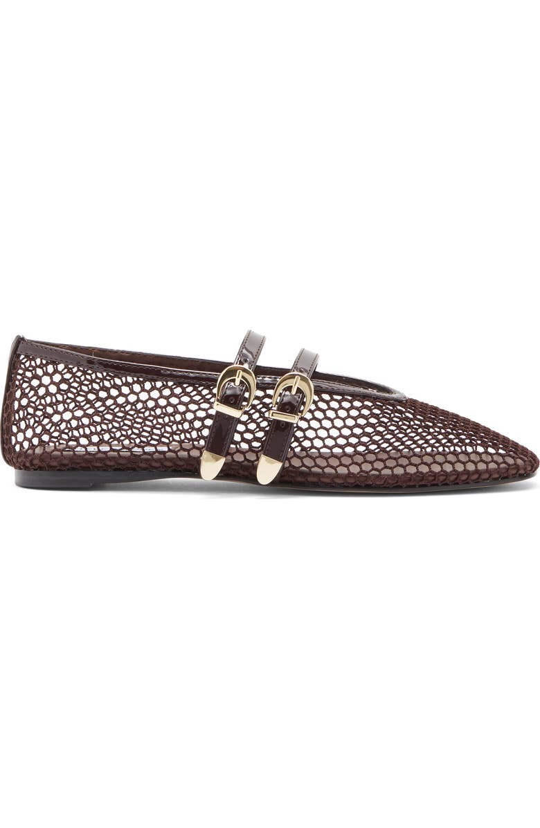 Steve Madden Lissa Mesh Mary Jane Flat, Alternate, color, Brown Multi