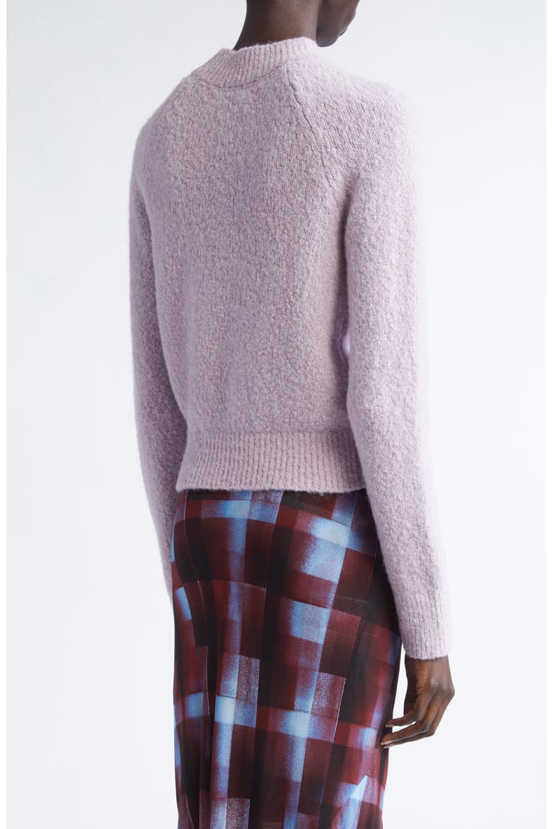 Texas Alpaca Blend Crewneck Sweater, Alternate, color, LILAC