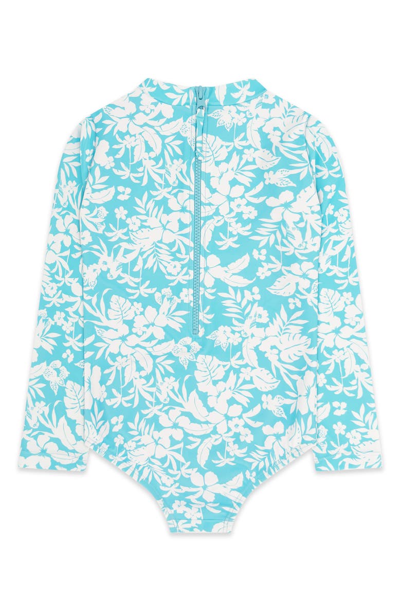 Feather 4 Arrow Kids' Wave Chaser Long Sleeve UPF 50+ One-Piece Rashguard Swimsuit, Alternate, color, 