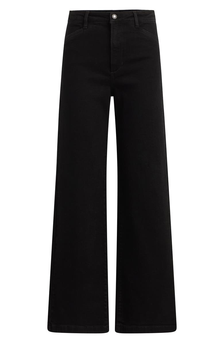 Favorite Daughter The Mischa High Waist Wide Leg Jeans, Alternate, color, Onyx