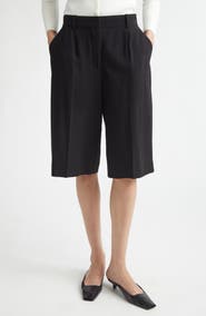TOTEME Fluid Wide Leg Shorts