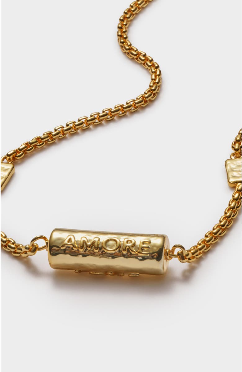 Katie Loxton Love Language Bracelet, Alternate, color, Gold Coated
