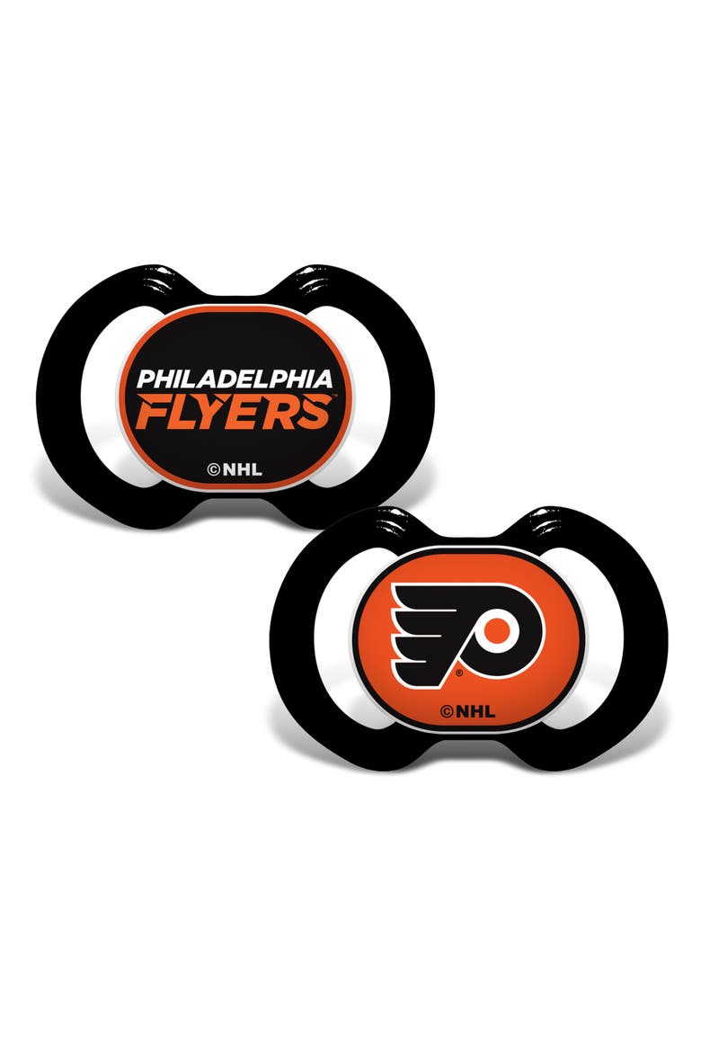 Philadelphia Flyers Pacifier 2-Pack, Main, color, Multicolor
