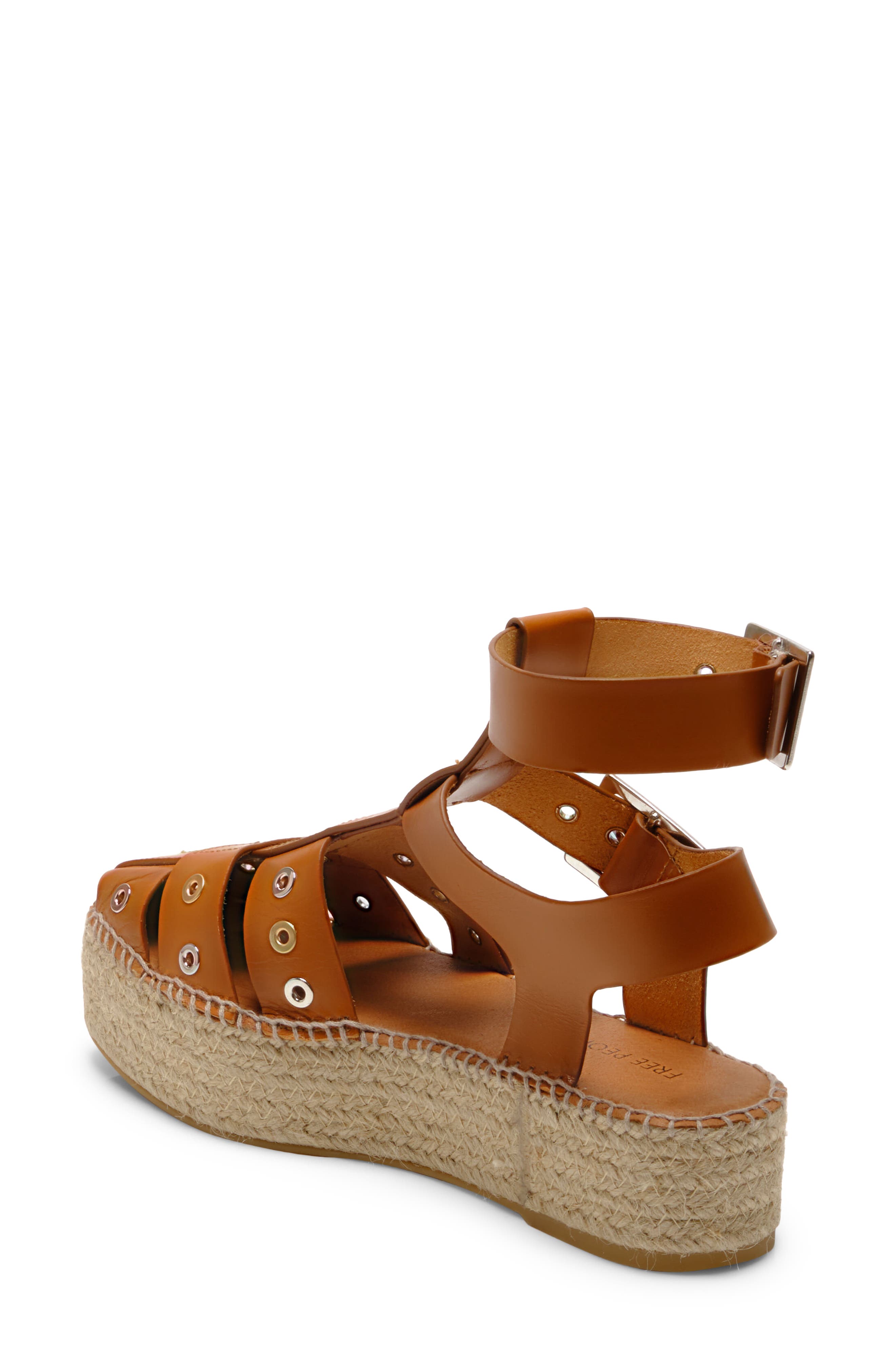 Gable Glad Ankle Strap Espadrille Platform Sandal, Alternate, color, TAN