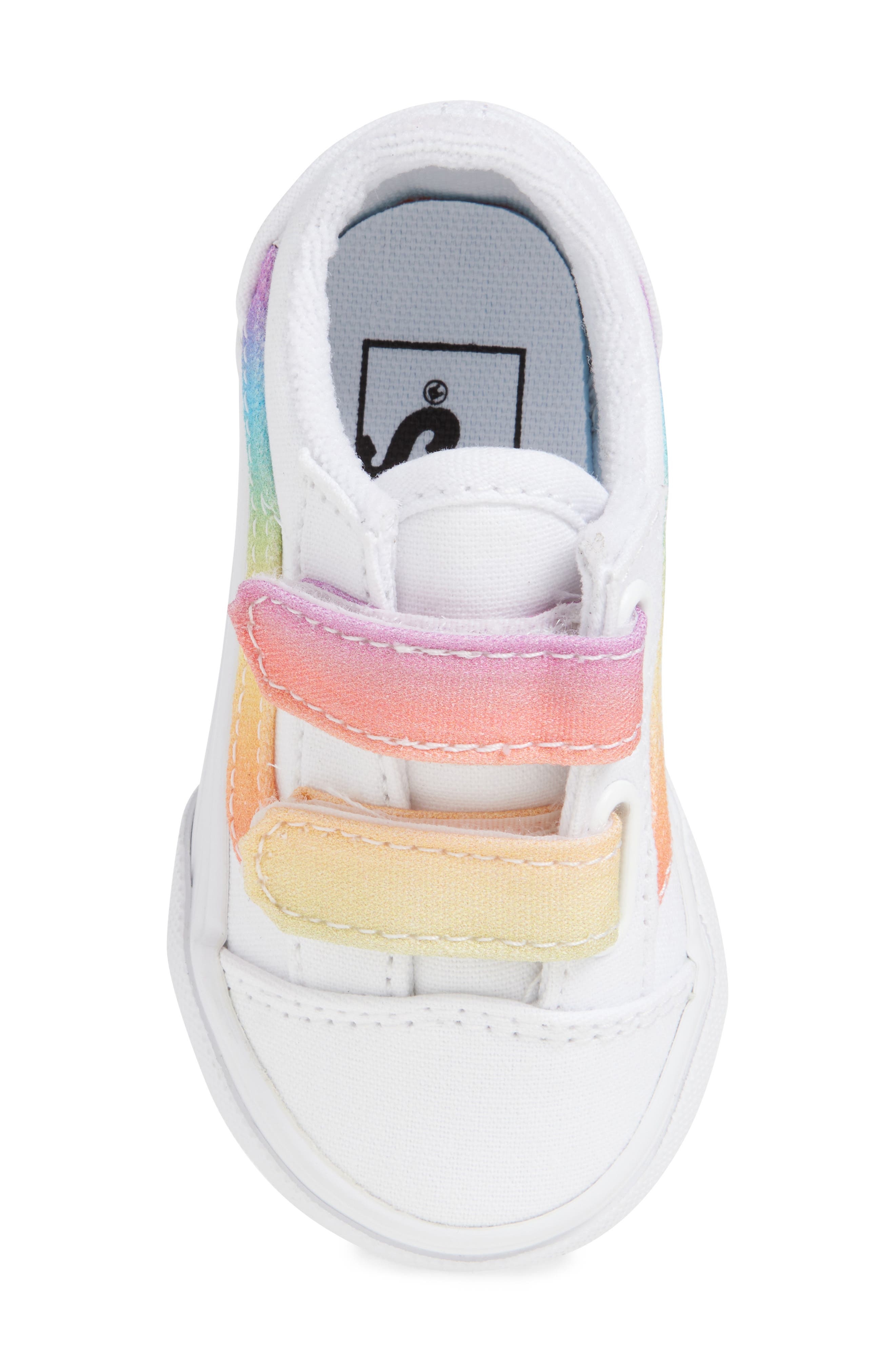 Vans Old Skool V Rainbow Sneaker, Alternate, color, 
