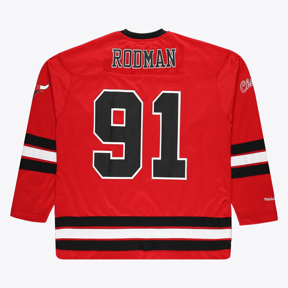 Men's Mitchell & Ness Dennis Rodman Red Chicago Bulls Big & Tall