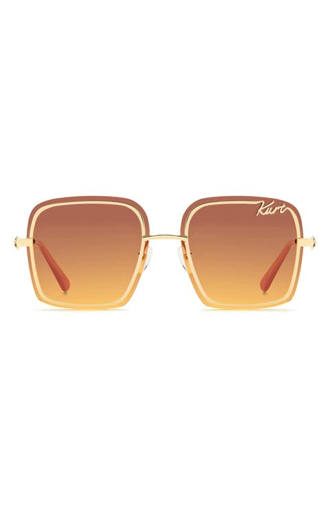 61mm Square Sunglasses