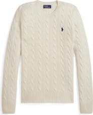 Polo Ralph Lauren Cable Wool 
Cashmere Crewneck Sweater