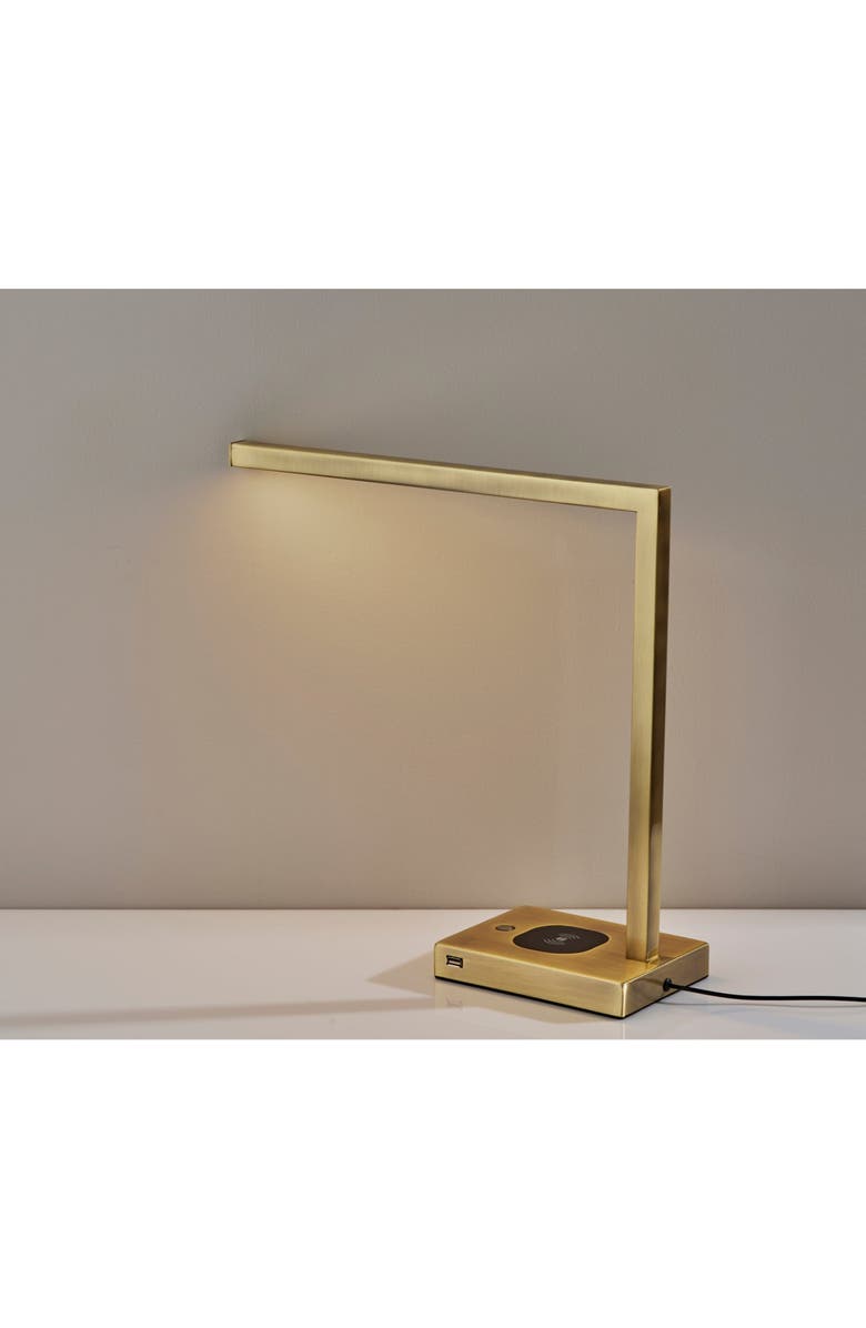 ADESSO LIGHTING Aidan Charge LED Desk Lamp, Alternate, color, 