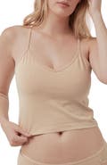Pact Organic Cotton Everyday Shelf Bra Cropped Camisole 3-Pack