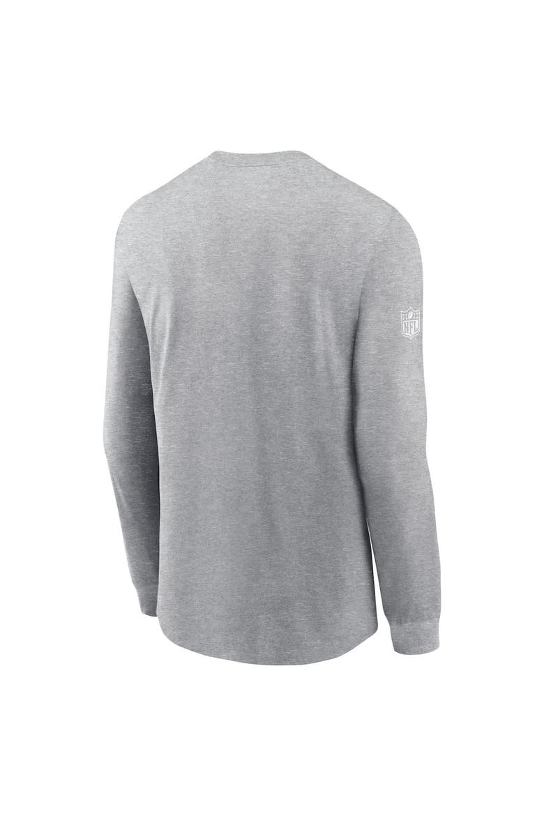Men's Nike Gray Arizona Cardinals Sideline Performance Long Sleeve T-Shirt, Alternate, color, Gray