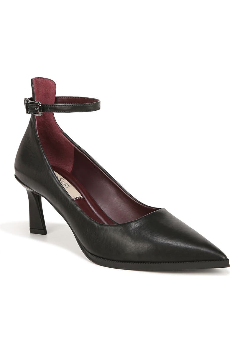 Franco Sarto Danielle Ankle Strap Pointed Toe Pump, Main, color,