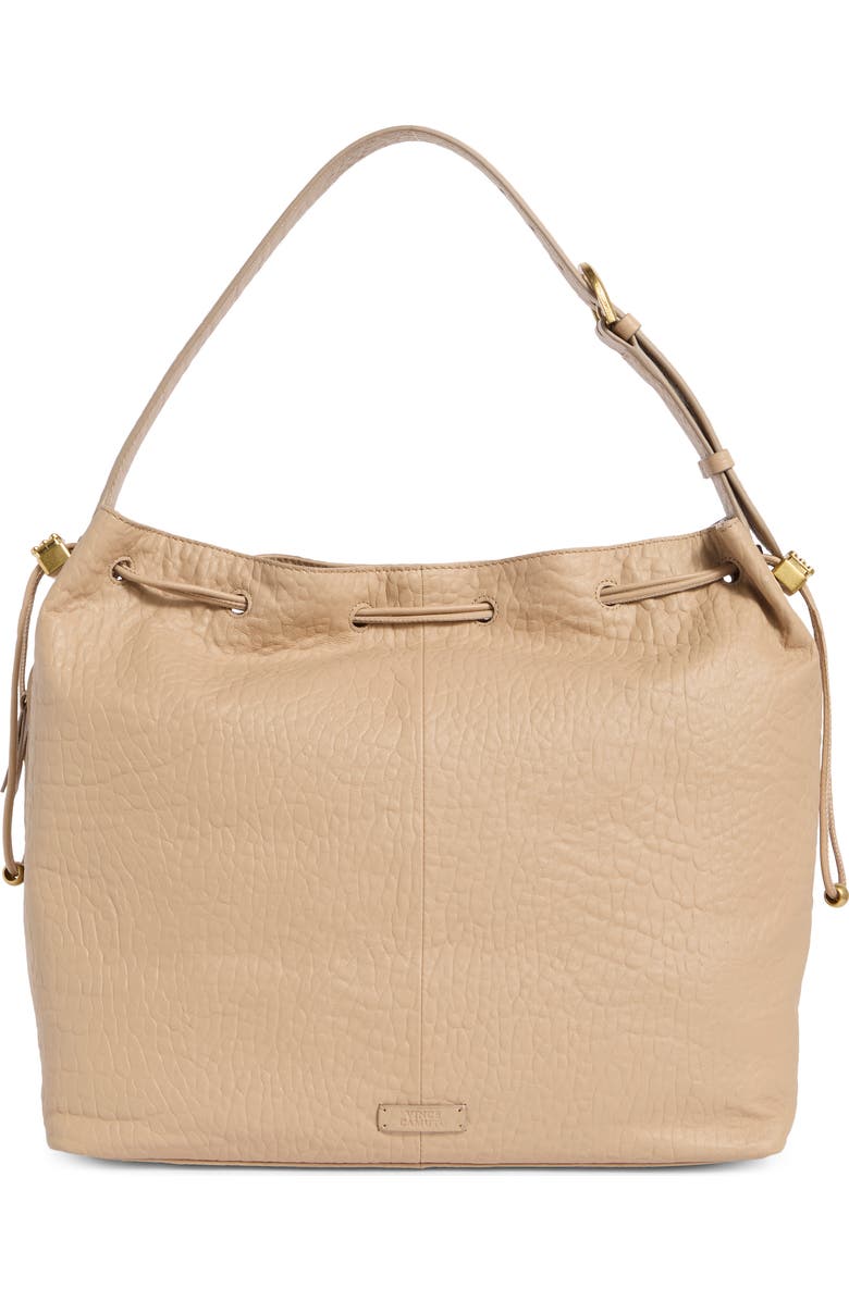 Vince Camuto Pippa Large Leather Bucket Bag, Alternate, color, Brown