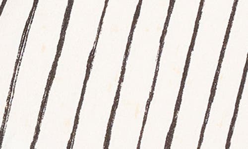 Nic + Zoe Nic+zoe Painted Stripe Button-up Shirt In Brown