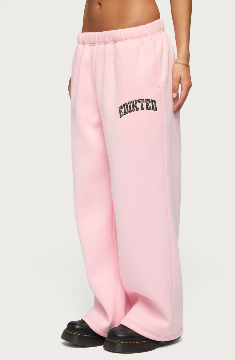 EDIKTED Camo Crush Sweatpants, Alternate, color, 