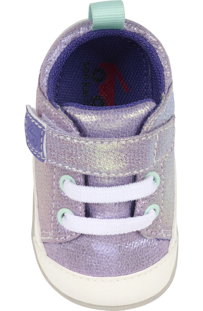 See Kai Run Kids' Mini Stevie Sneaker, Alternate, color, Purple Metallic