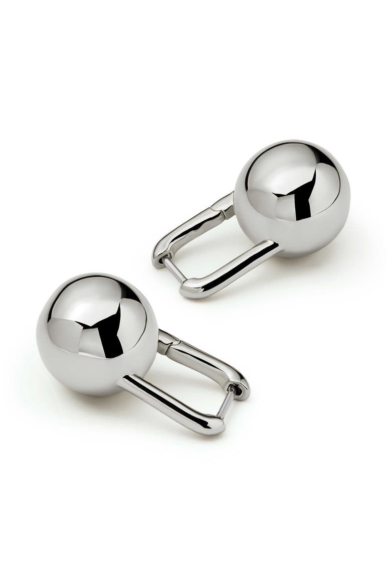 Statement Earrings - Perry Silver, Alternate, color, Silver