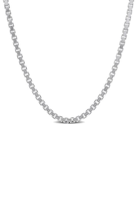 Box Link Chain Necklace, 1.50mm