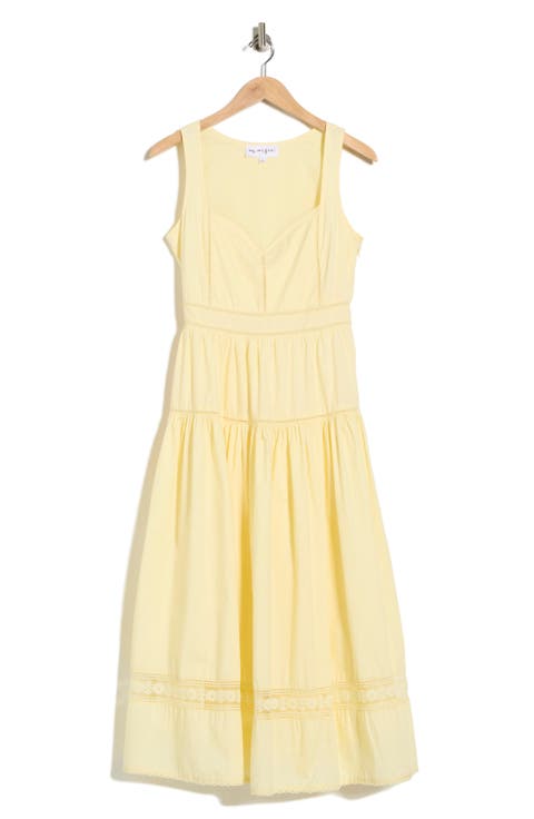 Cotton Poplin Midi Dress