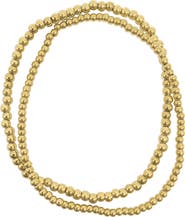 Adornia Set of 2 Ball Water Resistant Beaded Bracelets