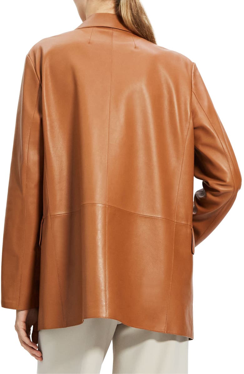 Theory Relaxed Leather Jacket, Alternate, color, 