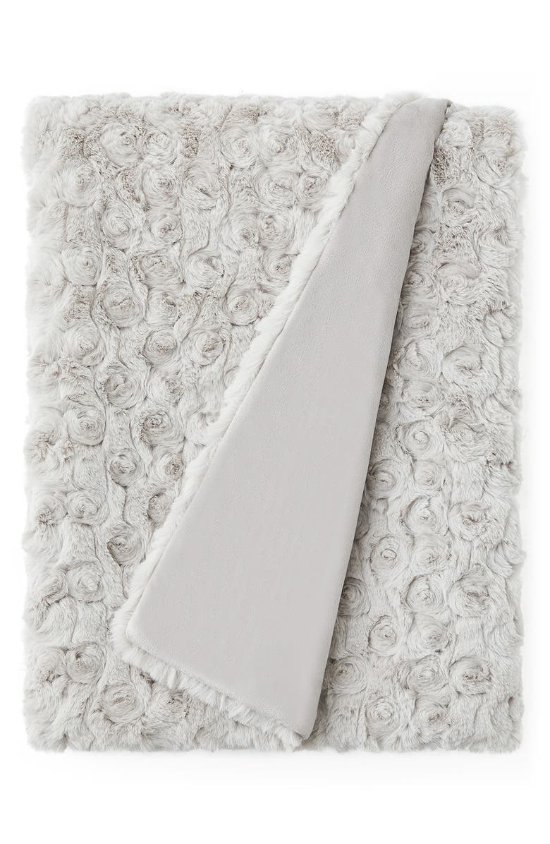 UGG<sup>®</sup> Amanda Faux Fur Throw Blanket, Alternate, color,