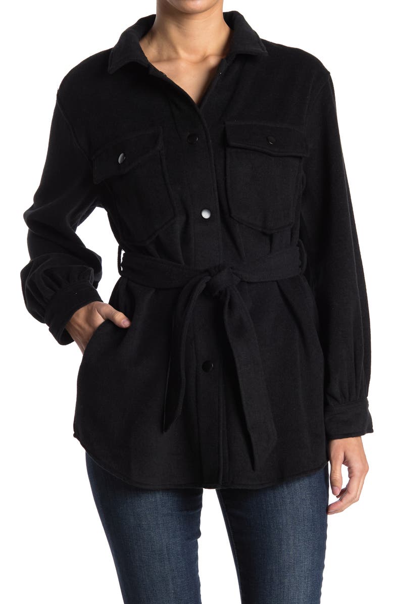 Laundry by Shelli Segal Tie Shacket, Main, color, 