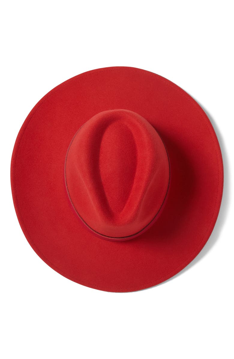 Brixton Harper Felted Wool Fedora, Alternate, color, Adrenaline Rush