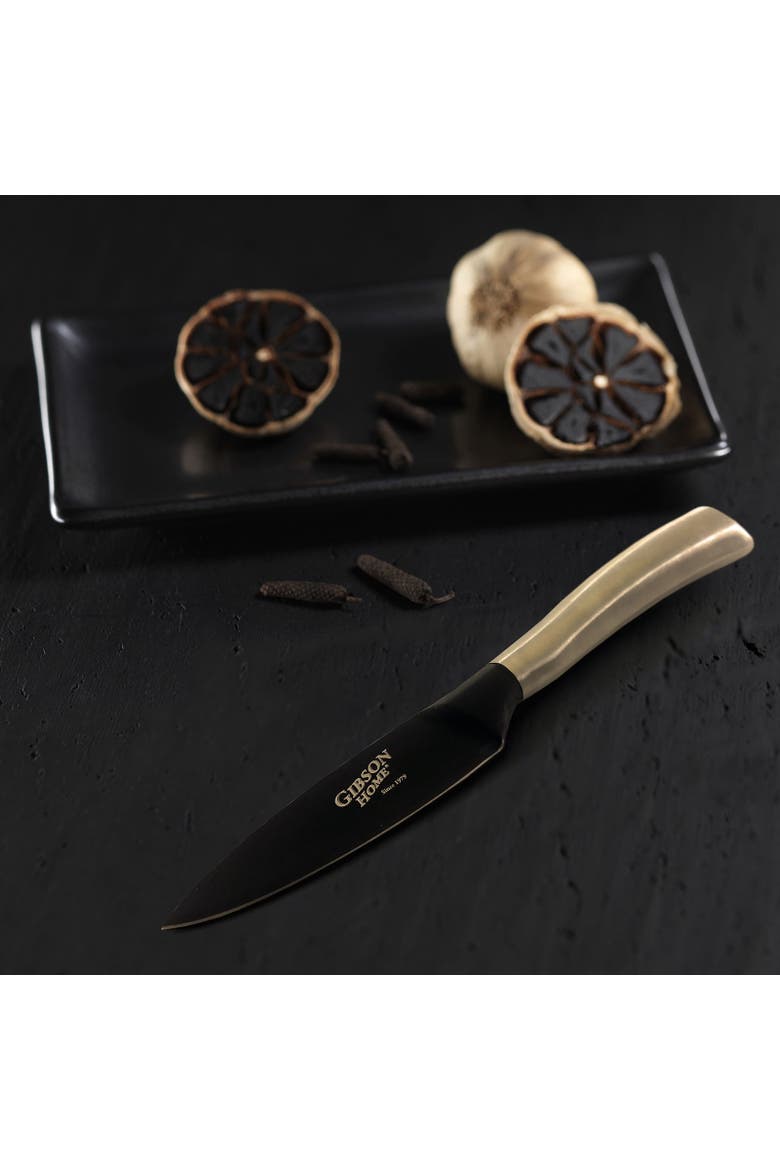 Opus 3.5 Inch. Stainless Steel Paring Knife with Black Blade, Alternate, color, Silver