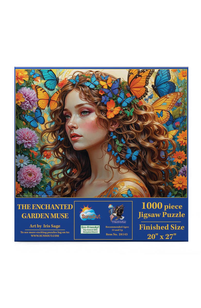 Sunsout The Enchanted Garden Muse 1000 piece Jigsaw Puzzle for Adults, Alternate, color, Multicolor