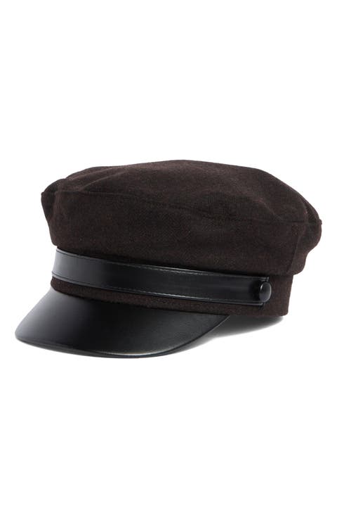 Herringbone Captain's Cap