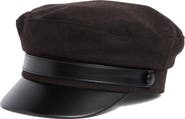 Vince Camuto Herringbone Captain's Cap