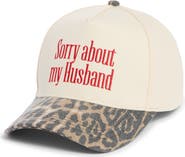 David & Young Sorry About My Husband Baseball Cap