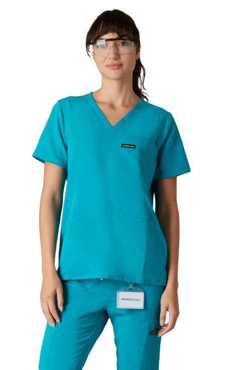 Siena 5-Pocket V-Neck Scrub Top