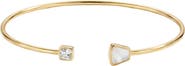 ARGENTO VIVO Mother-of-Pearl & Cubic Zirconia Cuff Bracelet