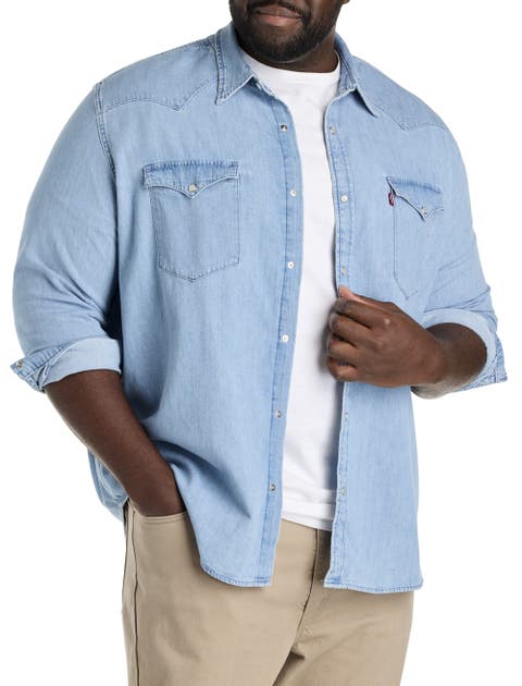 Big & Tall  Classic Denim Shirt