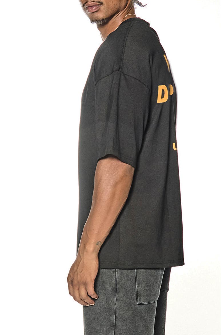 Department Oversize Cotton Graphic T-Shirt, Alternate, color, BLACK