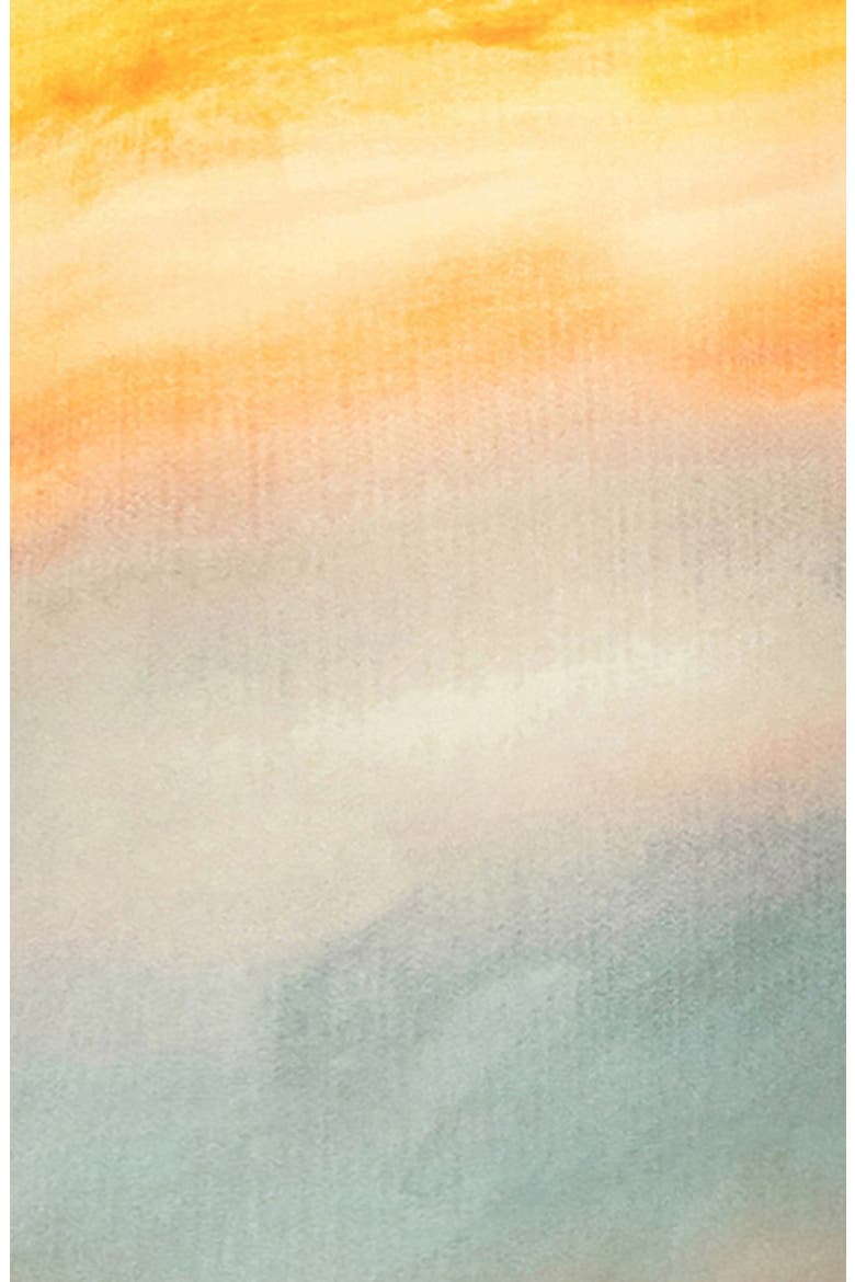 Horizon Fade Print Lyocell Shirt, Alternate, color, RUST