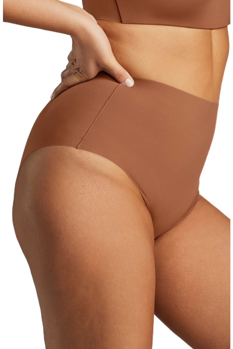 No-Show Shaping Brief, Alternate, color, Toffee