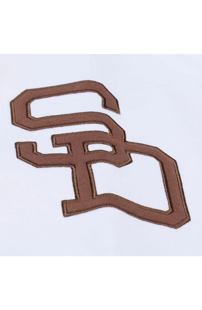 Mitchell & Ness Men's Mitchell & Ness  White San Diego Padres Cooperstown Collection Fleece Hoodie, Alternate, color, White