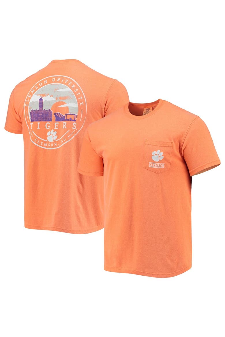 Men's Orange Clemson Tigers Circle Campus Scene T-Shirt, Main, color, Orange