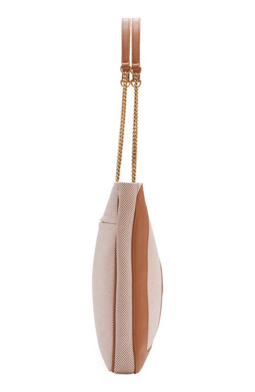 Valentino Medium Canvas And Leather Viva Superstar Tote Bag In 9qr Natural Tobacco/spice